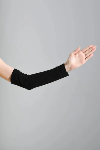 Siyah Türban Tesettür Kolluk 460136