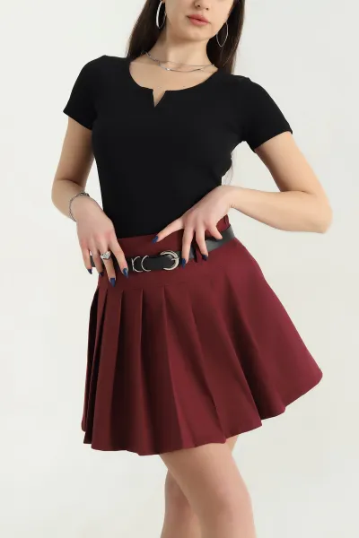 Siyah V Detay Likralı Kaşkorse Bluz 340367