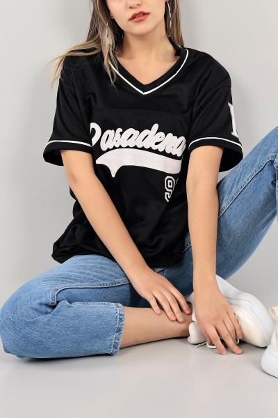 siyah-v-yaka-baskili-oversize-tisort-110543
