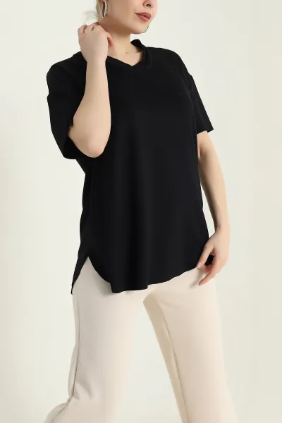siyah-v-yaka-oval-kesim-oysho-kadin-bluz-433835