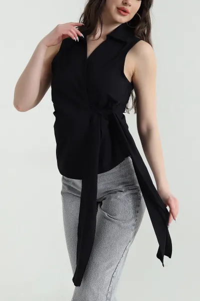 siyah-yan-baglama-kruvaze-yaka-poplin-kadin-gomlek-bluz-449521
