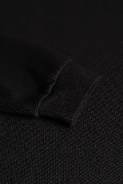 Siyah Yazı Detaylı Bisiklet Yaka Erkek Sweatshirt 396926