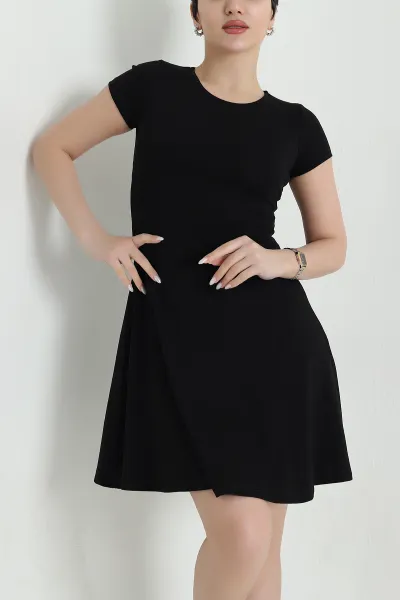 Siyah Yeni Sezon Kadın Elbise 447749