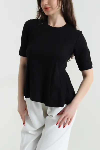 Siyah Yeni Sezon Modal Kadın Bluz 444399