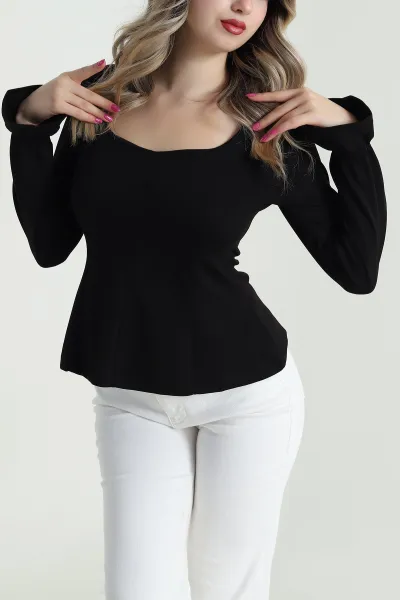 Siyah Yeni Sezon Modal Kadın Bluz 482945