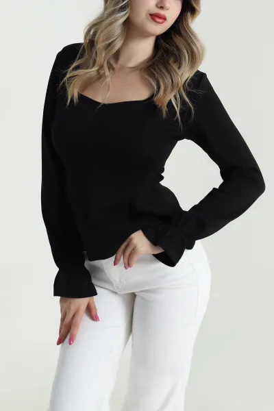 Siyah Yeni Sezon Modal Kadın Bluz 482945