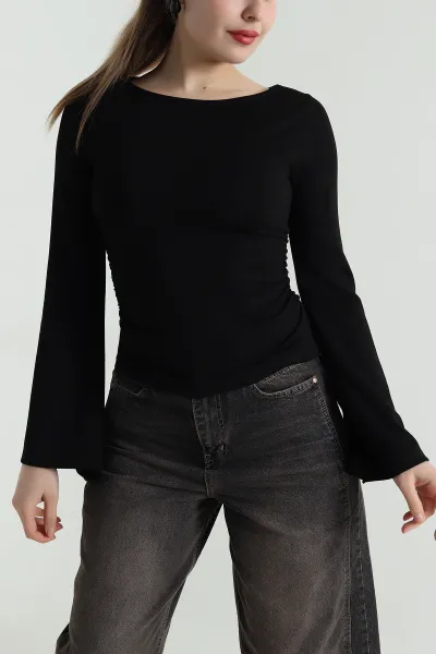 Siyah Yeni Sezon Modal Kadın Bluz 496153