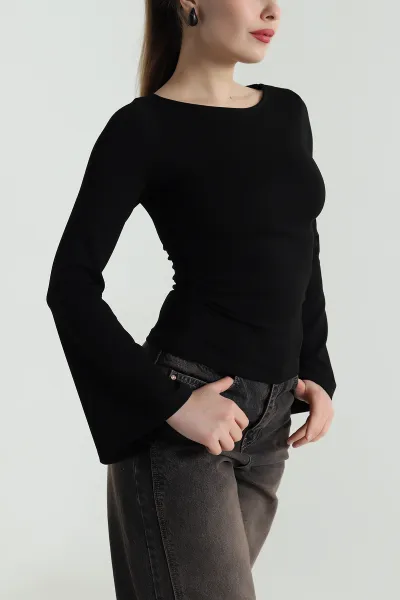 Siyah Yeni Sezon Modal Kadın Bluz 496153