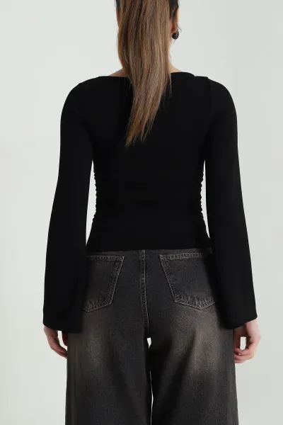 Siyah Yeni Sezon Modal Kadın Bluz 496153
