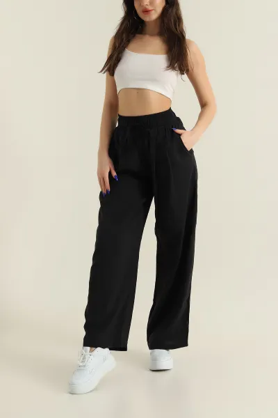 Siyah Yeni Sezon Modal Kadın Pantolon 425229