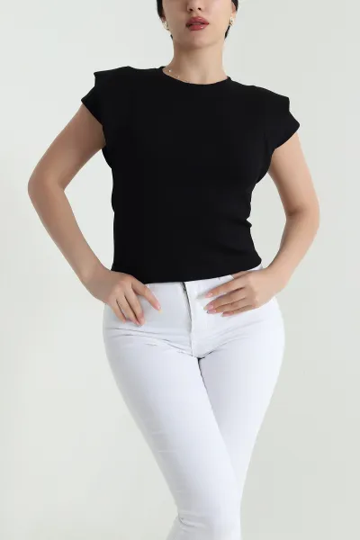 Siyah Yeni Sezon Oysho Kadın Bluz 466207