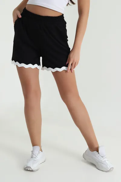 Siyah Yeni Sezon Oysho Kadın Şort 475075