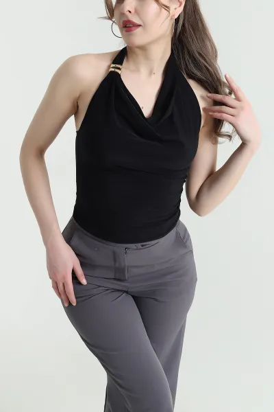 Siyah Yeni Sezon Sandy Kadın Bluz 441578