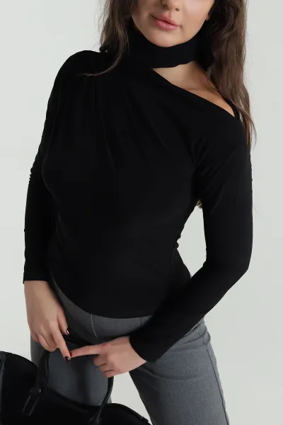 Siyah Yeni Sezon Sandy Kadın Bluz 498857