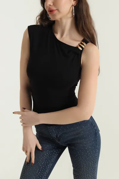 Siyah Yeni Sezon Süprem Kadın Bluz 434140