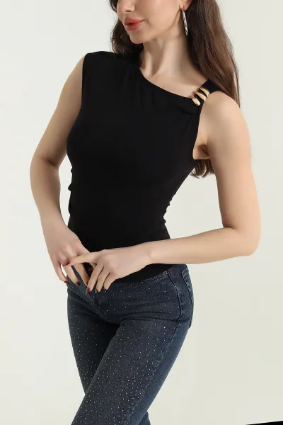 Siyah Yeni Sezon Süprem Kadın Bluz 434140