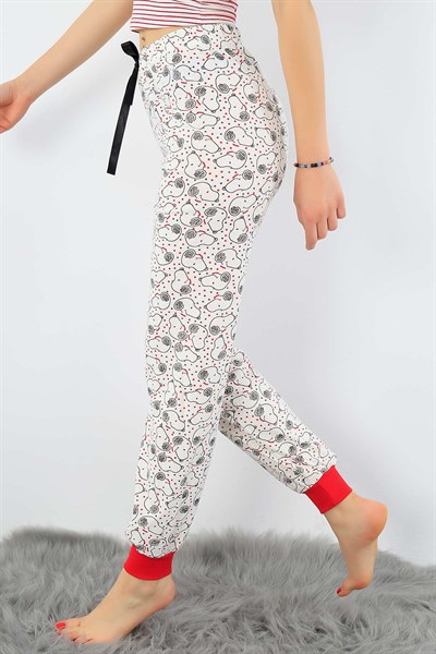 Snoopy Baskılı Yazlık Bayan Pijama Altı 32531
