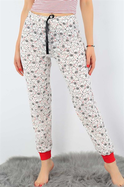 Snoopy Baskılı Yazlık Bayan Pijama Altı 32531