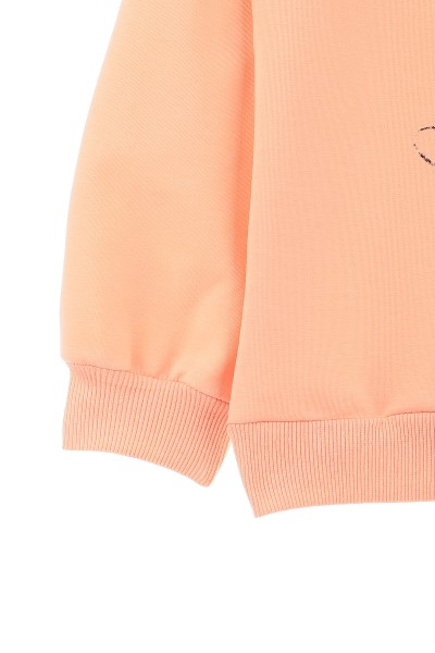 Somon (1-4 Yaş) Çiçekli Fare Baskılı Kız Bebek Sweat 155276