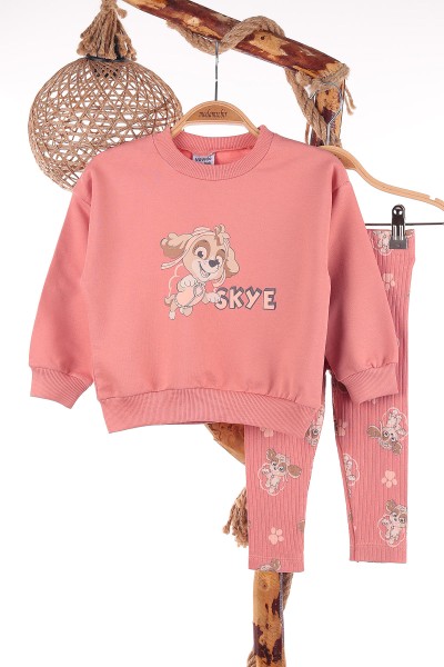 somon-2-5-yas-skye-kopek-baskili-oversize-kesim-kiz-cocuk-takim-144539