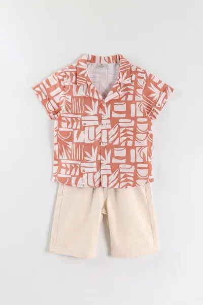 somon-2-9-yas-desenli-keten-gomlekli-gabardin-sortlu-erkek-cocuk-yazlik-takim-465931