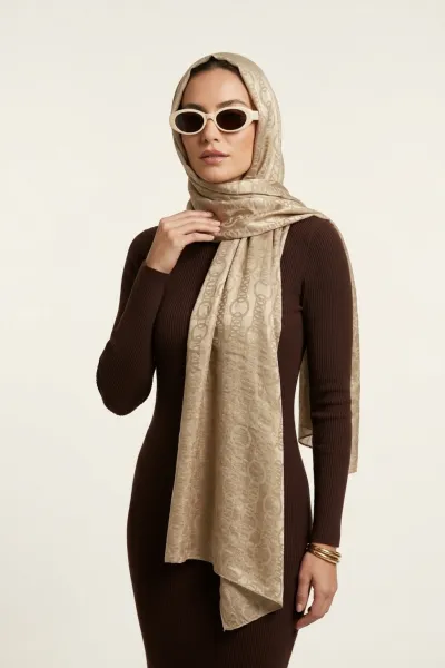 Somon 70x180 Cm Infinity Premium Pamuk Jakar Şal 481971