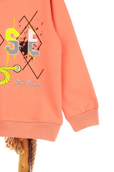 Somon (9-12 Yaş) Rose Baskılı Kız Çocuk Sweat 150958