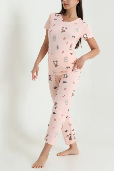 Somon Milan Kadın Pijama Takımı 466496