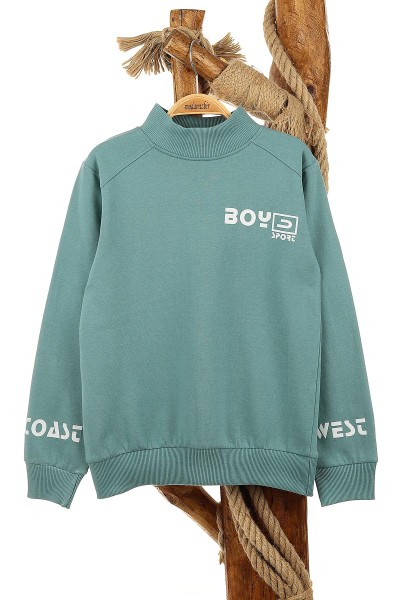 su-yesili-13-16-yas-boys-sport-baskili-erkek-cocuk-sweat-154309