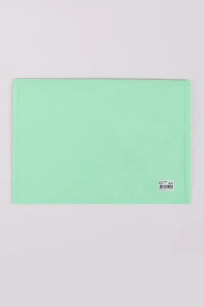 Su Yeşili 23x32 Cm Soft Şeffaf Çıtçıtlı Dosya 387439