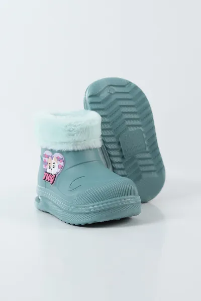 Su Yeşili ( 24 - 31 ) Işıklı Peluş Kız Çocuk Bot 499594