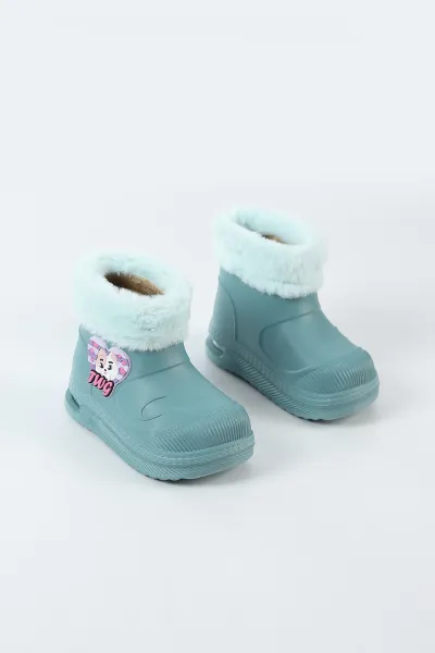 Su Yeşili ( 24 - 31 ) Işıklı Peluş Kız Çocuk Bot 499594
