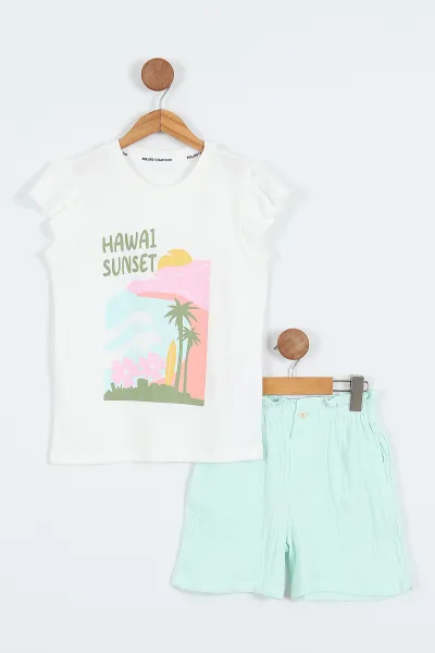 su-yesili-3-10-yashawaii-baskili-muslin-keten-sortlu-kiz-cocuk-takim-357326