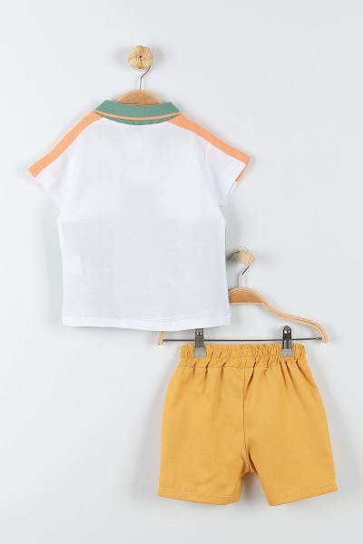 Su Yeşili (3-6 Yaş) Baskılı Erkek Çocuk İkili Takım 175227