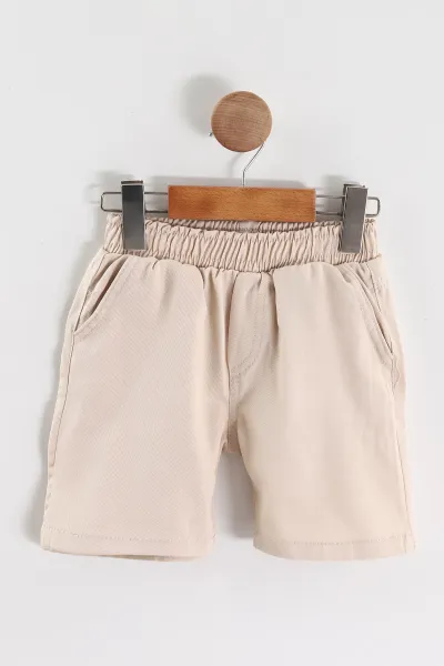 Su Yeşili (3-6 Yaş) Polo Yaka Cool Boy Baskılı Tişörtlü Gabardin Şortlu Erkek Çocuk Yazlık 2'li Takım 465864