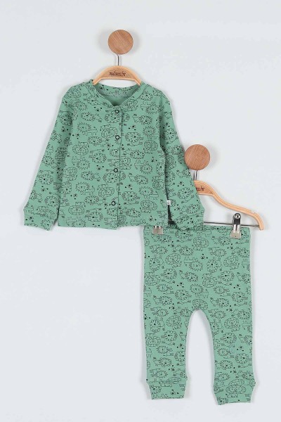 su-yesili-6-12-ay-aslan-baskili-erkek-bebe-pijama-takimi-186686