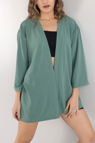 Su Yeşili Aerobin Kumaş Kimono 170359