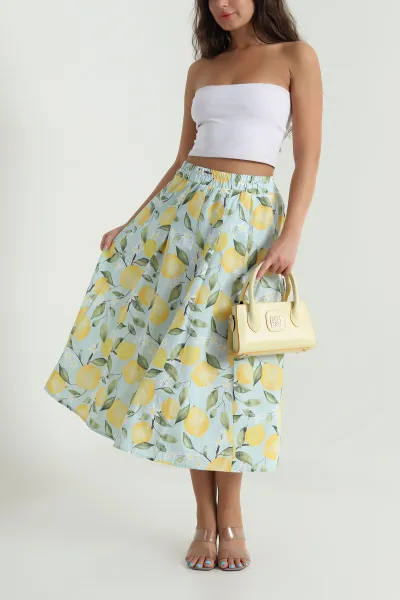 su-yesili-beli-lastikli-poplin-dokuma-kadin-etek-479858