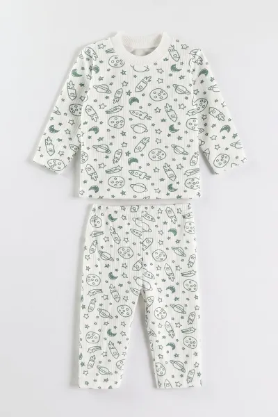 su-yesili-beyaz-1-3-yas-uzay-desenli-raporlu-cocuk-pijama-takim-477271