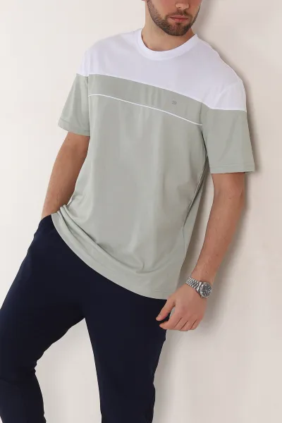 su-yesili-beyaz-cift-renk-regular-fit-jakarli-erkek-tisort-346245
