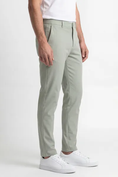 Su Yeşili Havuç Kesim Paraşüt Kumaş Erkek Pantolon 449965