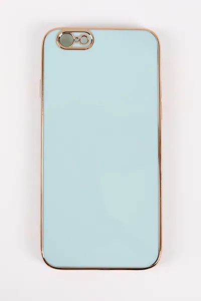 Su Yeşili İphone 6 Uyumlu Kamera Korumalı Tpu Silikon Telefon Kılıfı 467018