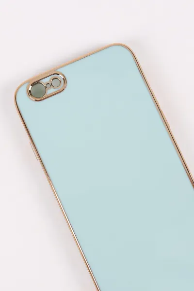 Su Yeşili İphone 6 Uyumlu Kamera Korumalı Tpu Silikon Telefon Kılıfı 467018