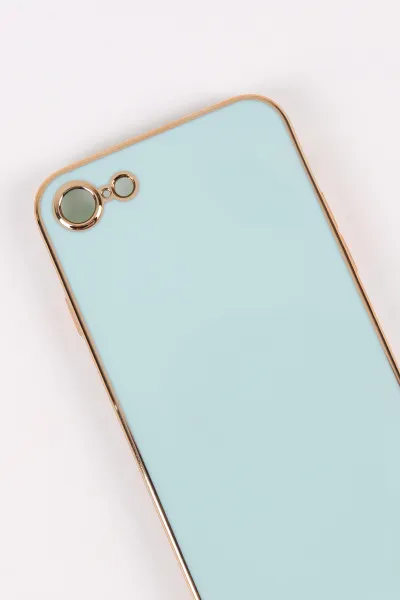 Su Yeşili İphone 7/8 Uyumlu Kamera Korumalı Tpu Silikon Telefon Kılıfı 467022
