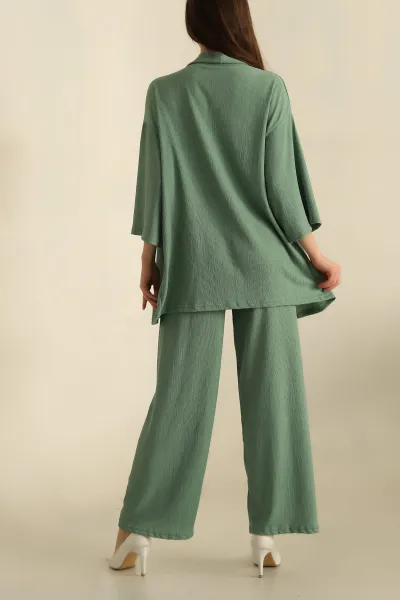 Su Yeşili Kimono Pantolon Okyanus İkili Takım 273221