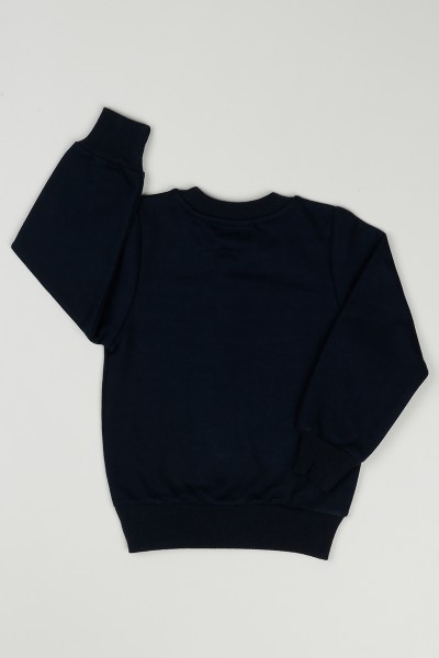 Su Yeşili Lacivert (3-6 Yaş) Cool Baskılı Erkek Çocuk Sweatshirt 88876