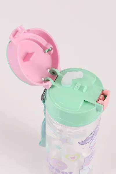 Su Yeşili Mikro Karakterli Pipetli Matara 500 Ml 456834