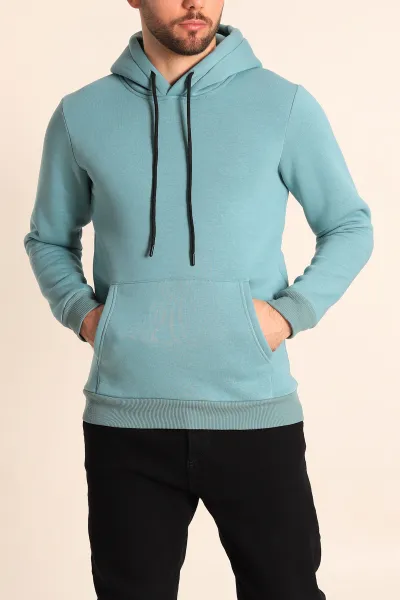 su-yesili-oversize-uc-ip-sardonlu-basic-kapusonlu-erkek-sweatshirt-227289