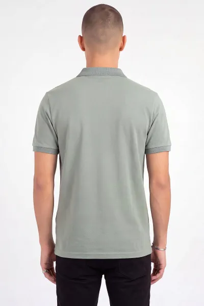 Su Yeşili Polo Yaka Erkek Tişört 470312