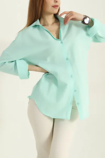 su-yesili-poplin-kumas-kadin-gomlek-tunik-360095